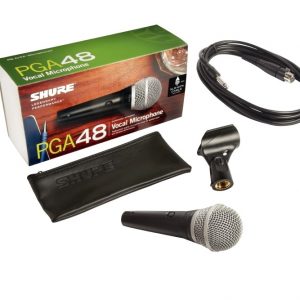 Shure PGA48 Cardioid Dynamic Vocal Microphone (15' XLR-1/4")