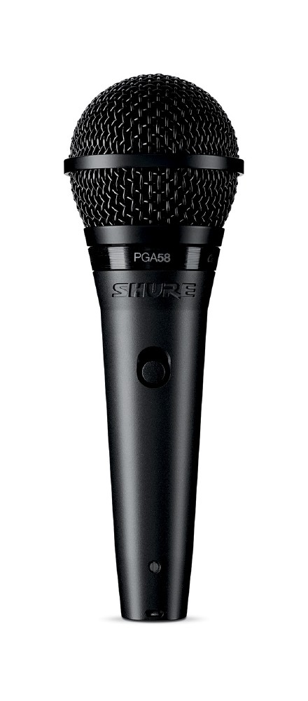 Shure PGA58 Cardioid Dynamic Vocal Microphone (15' XLR-1/4")