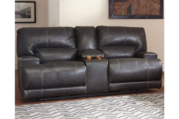 Ashley McCaskill Power Reclining Loveseat with Console