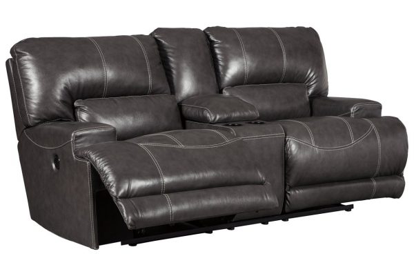 Ashley McCaskill Power Reclining Loveseat with Console