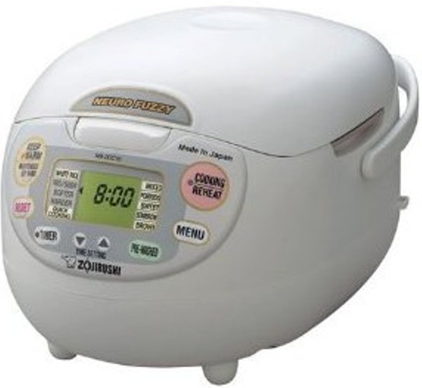 Zojirushi NS-ZCC18 10-cups Neuro Fuzzy Rice Cooker and Warmer, White