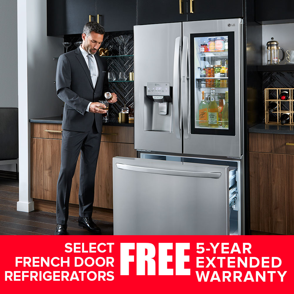 Free 5-Year Extended Warranty on Select French Door Refrigerators