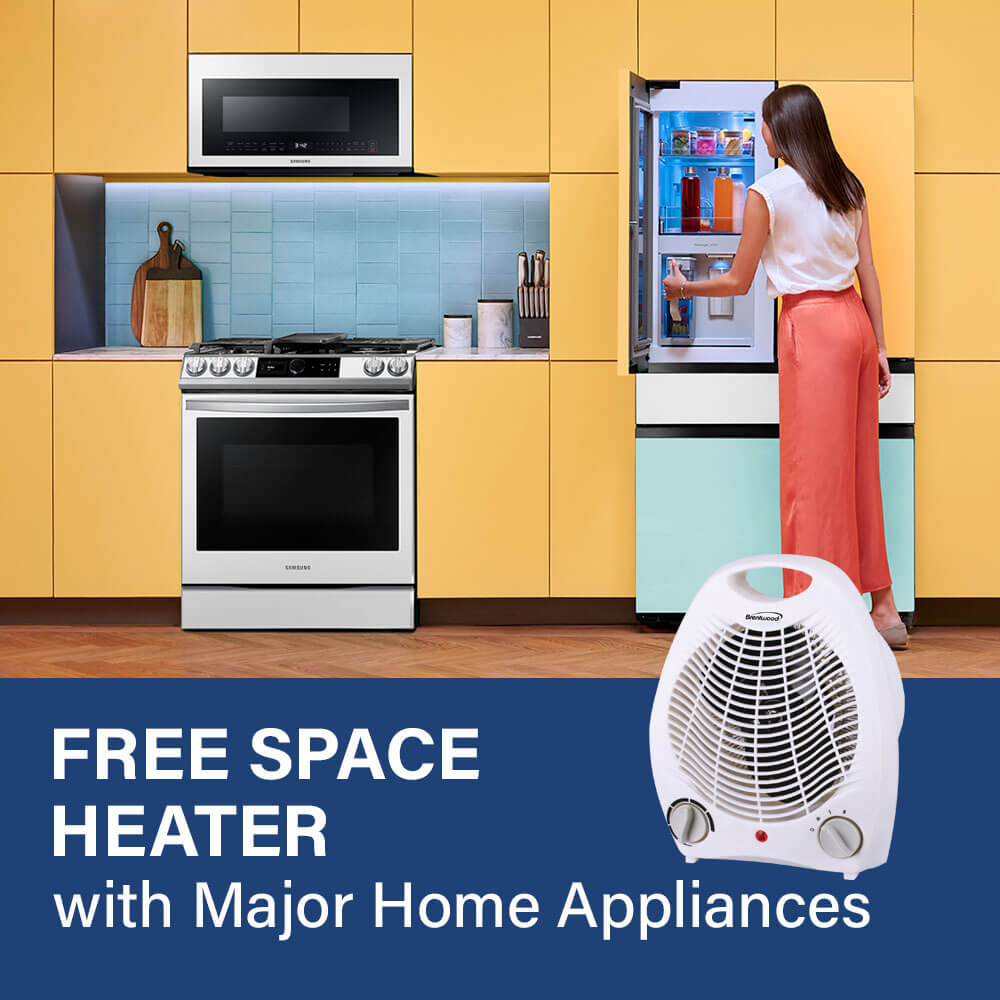 Free Space Heater with purchase of Major Appliance