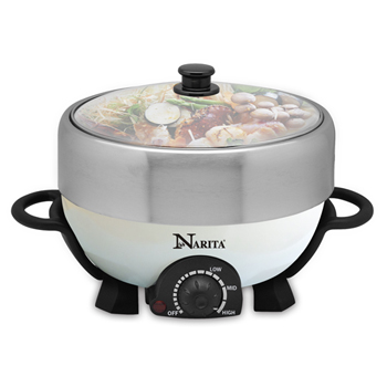 Narita Electric Stainless Steel Hot Pot And Grill