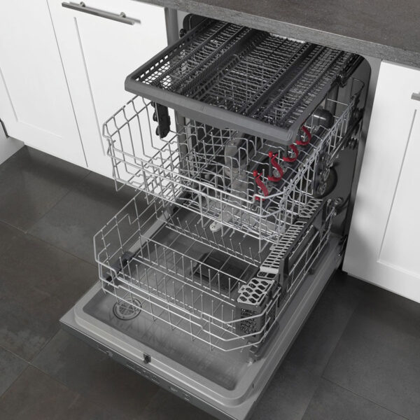 GE Top Control with Plastic Interior Dishwasher with Sanitize Cycle
