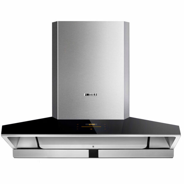 FOTILE EMG9030 W Series 36" 1100 CFM Chimney Style Vent Wall Mount Range Hood with 2 LED light and Touchscreen