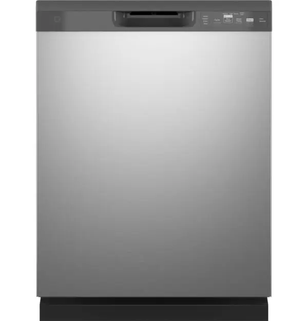 GE Dishwasher with Front Controls Stainless Steel