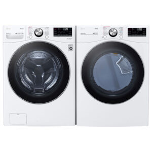 LG WM4200HWA DLGX4201W washer dryer laundry pair