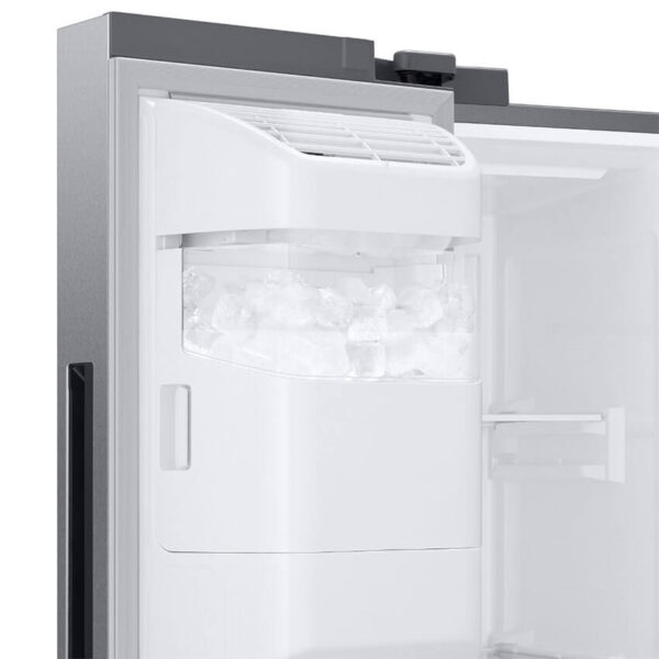 Samsung RS22T5561SR 22 cu. ft. Counter Depth Side-by-Side Refrigerator with Touch Screen Family Hub™ in Stainless Steel
