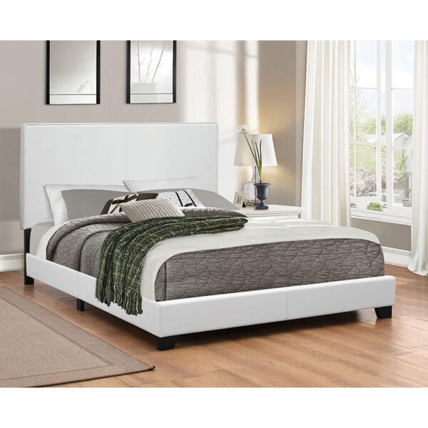 Coaster 300559Q Muave Queen Upholstered Bed White