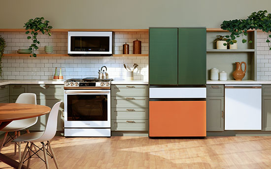 Samsung Bespoke Refrigerator and Kitchen Appliances