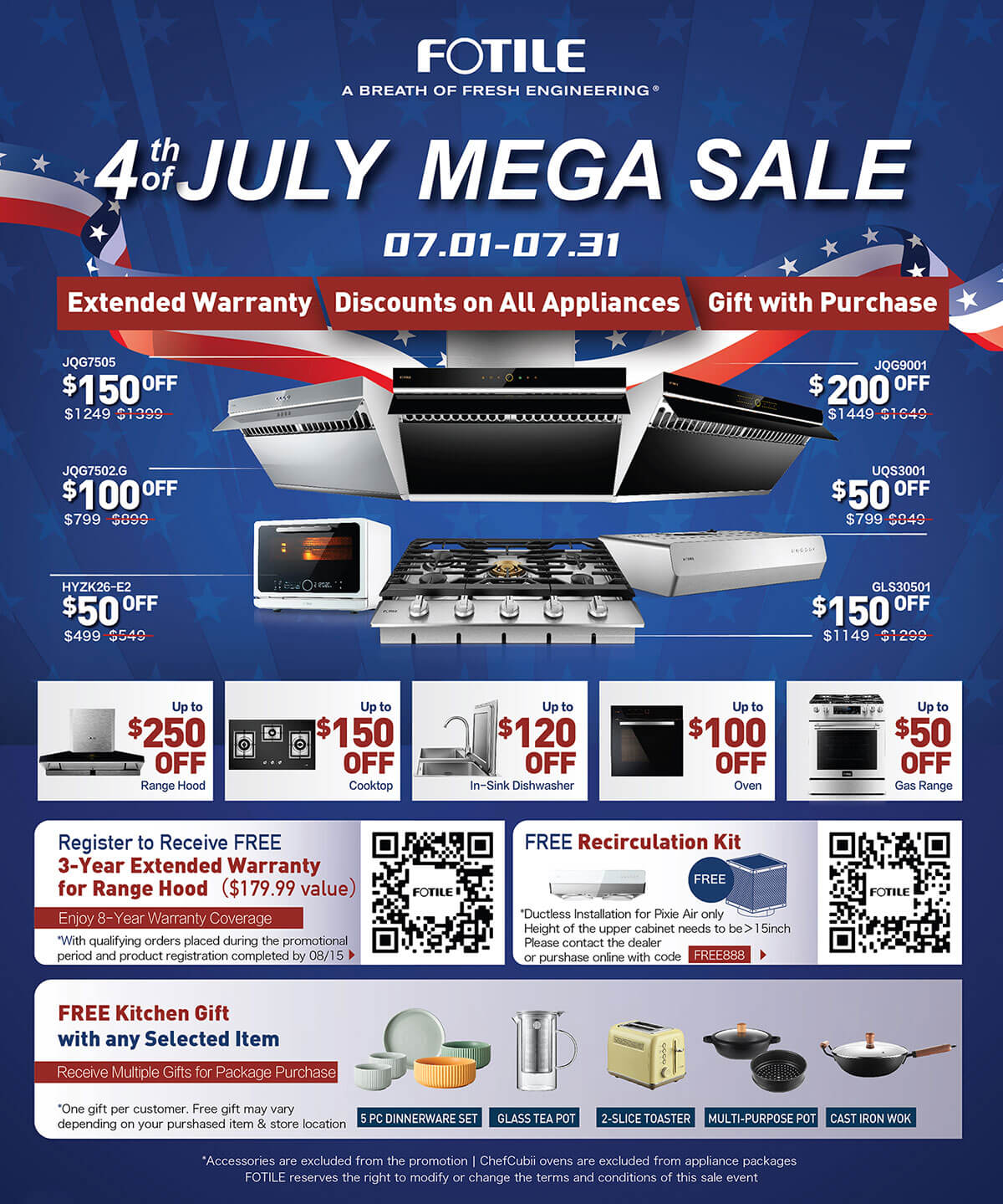 Fotile 4th of July Sale Event