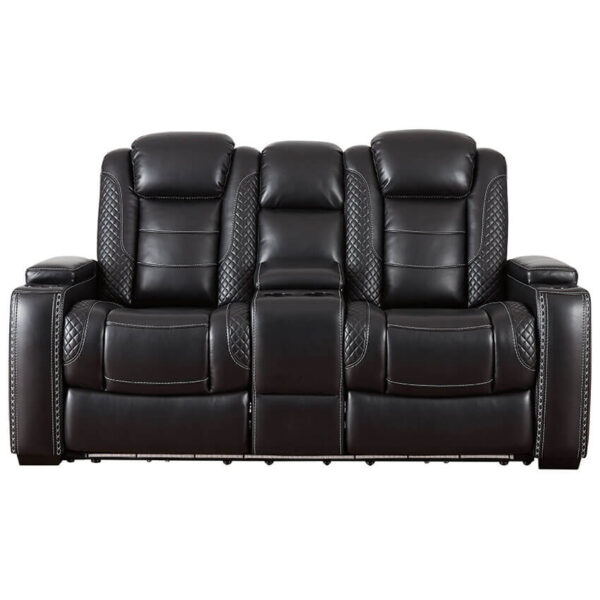 Ashley 37003-SL Party Time Power Reclining Sofa and Loveseat Set