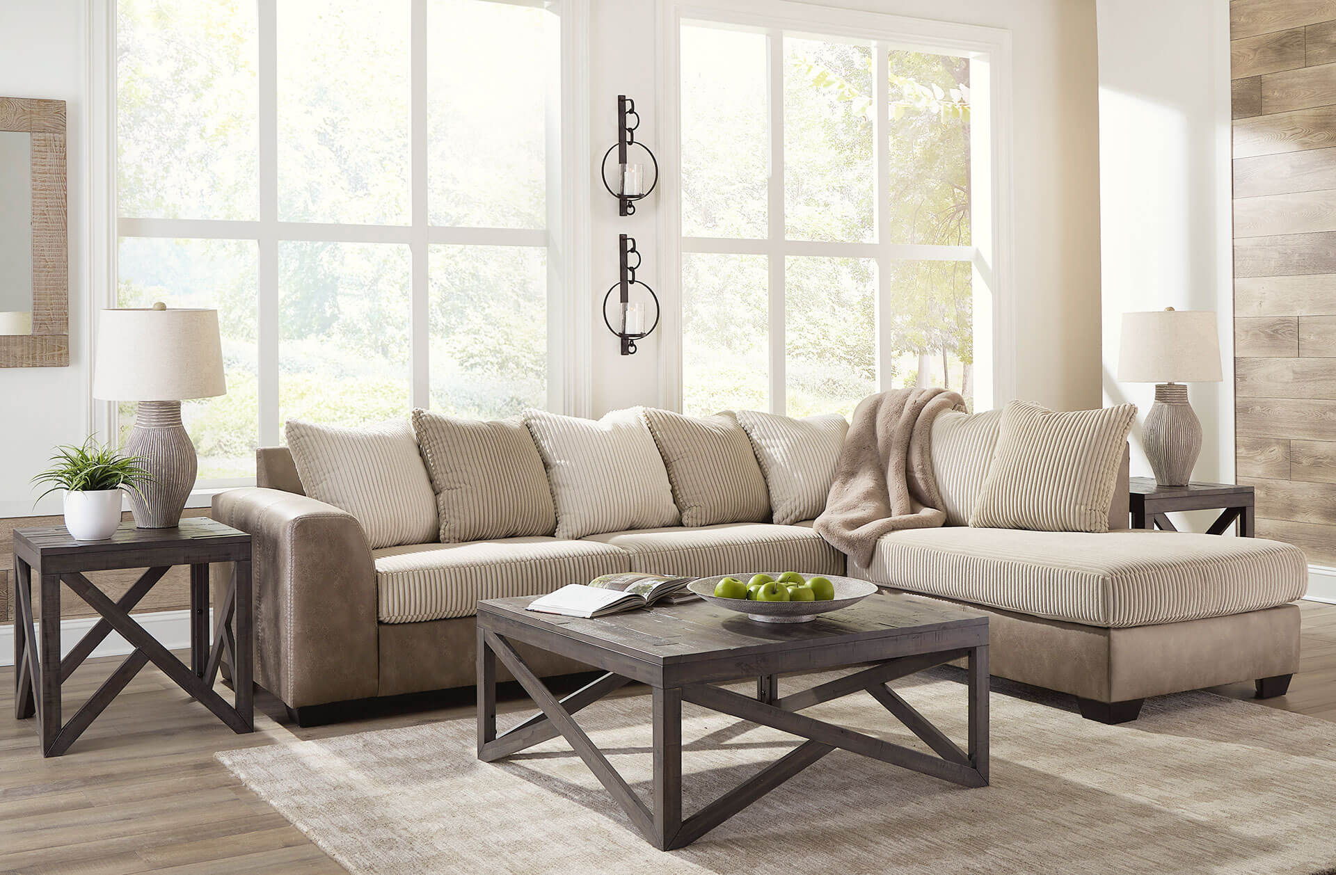 Ashley 18403S2 Keskin 2-Piece Sectional with Chaise