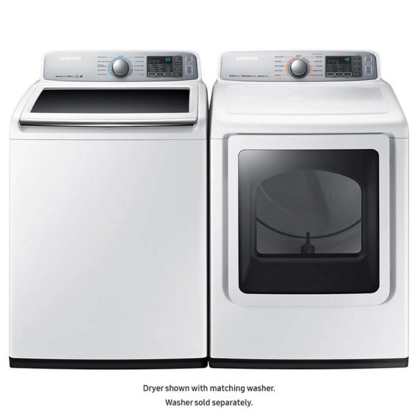 Samsung DVG50M7450W 7.4 cu. ft. Gas Dryer in White
