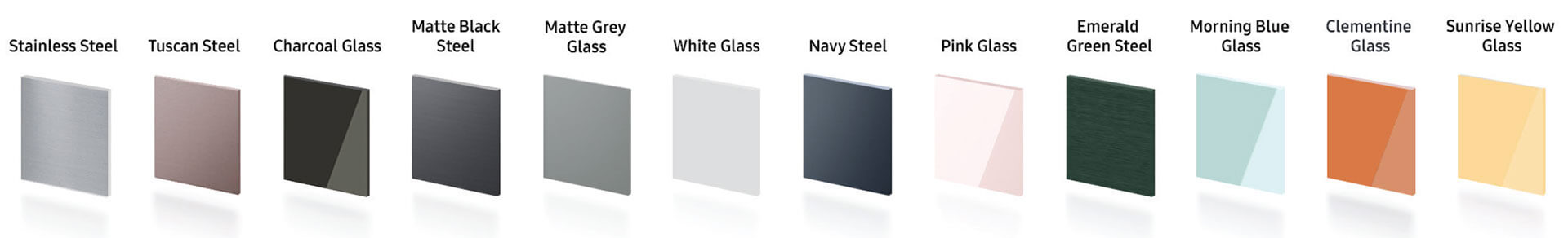 Samsung Bespoke Color & Finish Choices