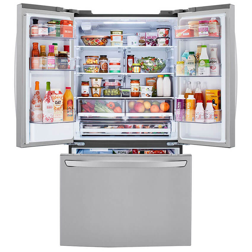 LG 29 cu ft. French Door Refrigerator with Slim Design Water Dispenser -  LRFWS2906S - Superco Appliances, Furniture & Home Design