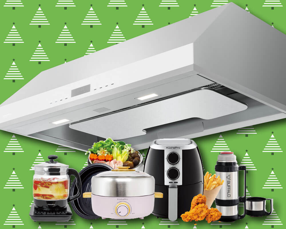 4 Gifts with Pacific SC98 TruSteam Range Hood.