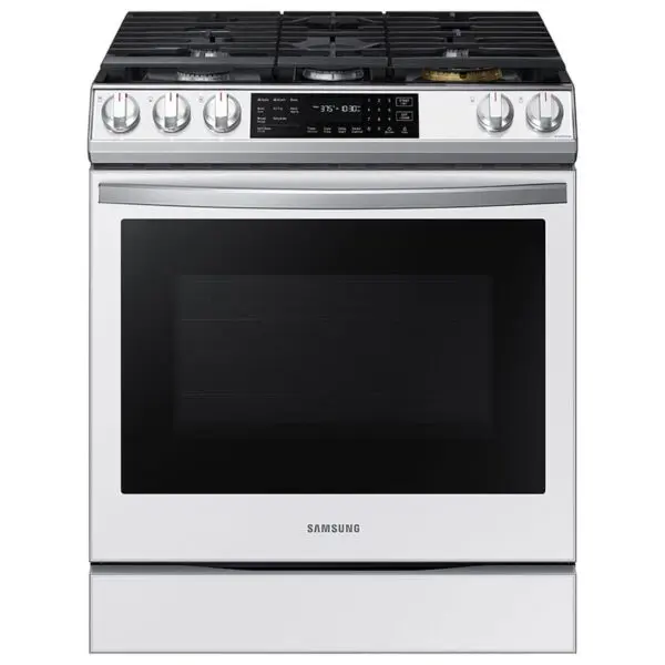 Samsung 6.0 Cu. ft. Smart GAS Range with Air Fry, Convection+ & Cooktop - Stainless Steel