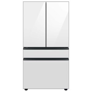 Samsung RF29BB860012 Bespoke 4-Door French Door Refrigerator (29 cu. ft.) with Beverage Center™ in White Glass