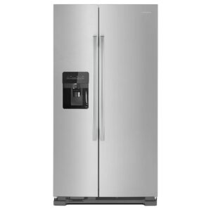 Amana ASI2575GRS 25 cu. ft. 36-inch Side-by-Side Refrigerator with Dual Pad External Ice and Water Dispenser