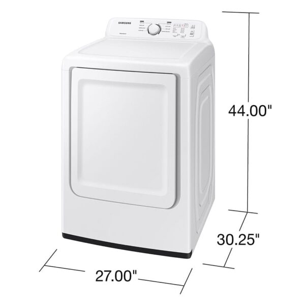 Samsung DVG41A3000W 7.2 cu. ft. Gas Dryer with Sensor Dry