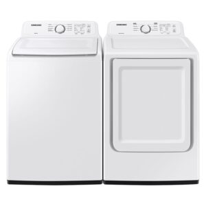 Samsung WA40A3005AW washer and DVG41A3000W gas dryer