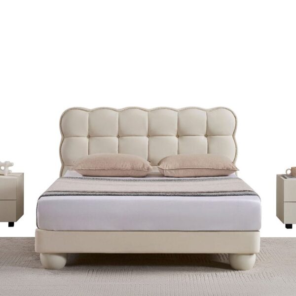 American B-D083 Faux Leather Fabric Bed