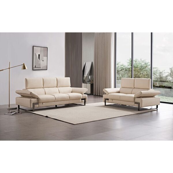 Magna Living N-2897 Miami Leather Sofa & Loveseat