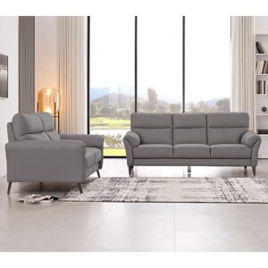 Magna Living N-2887 Redwood Leather Sofa & Loveseat
