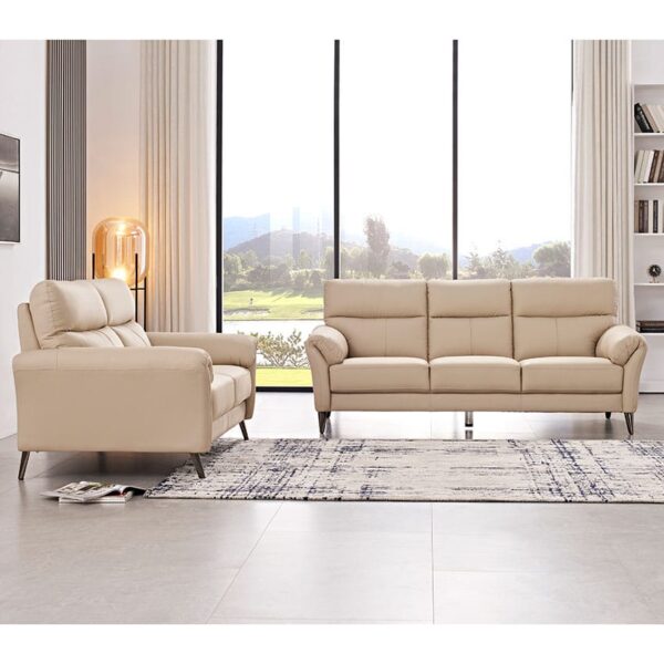 Magna Living N-2887 Redwood Leather Sofa & Loveseat