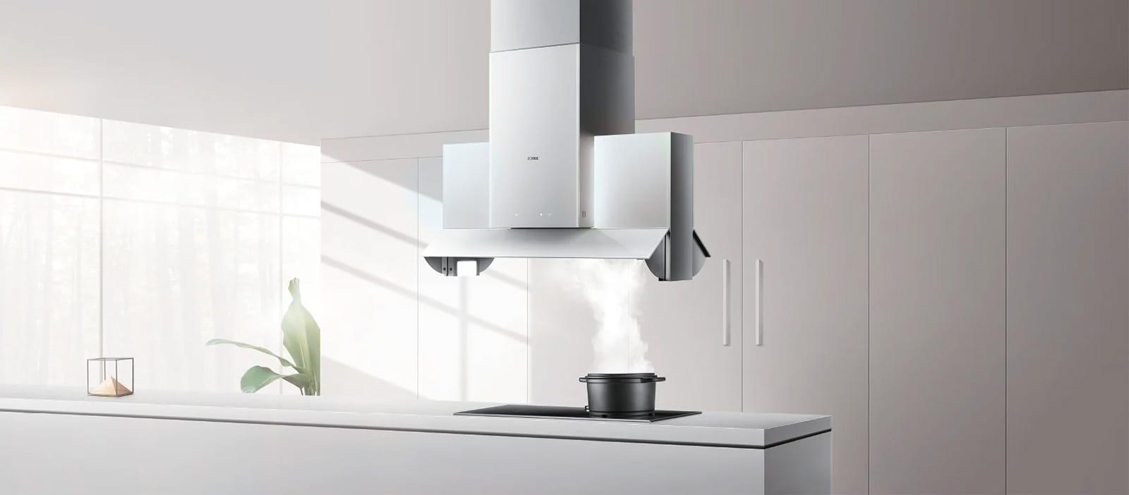 Fotile EA06C 42'' Stainless Steel Island Mount Range Hood