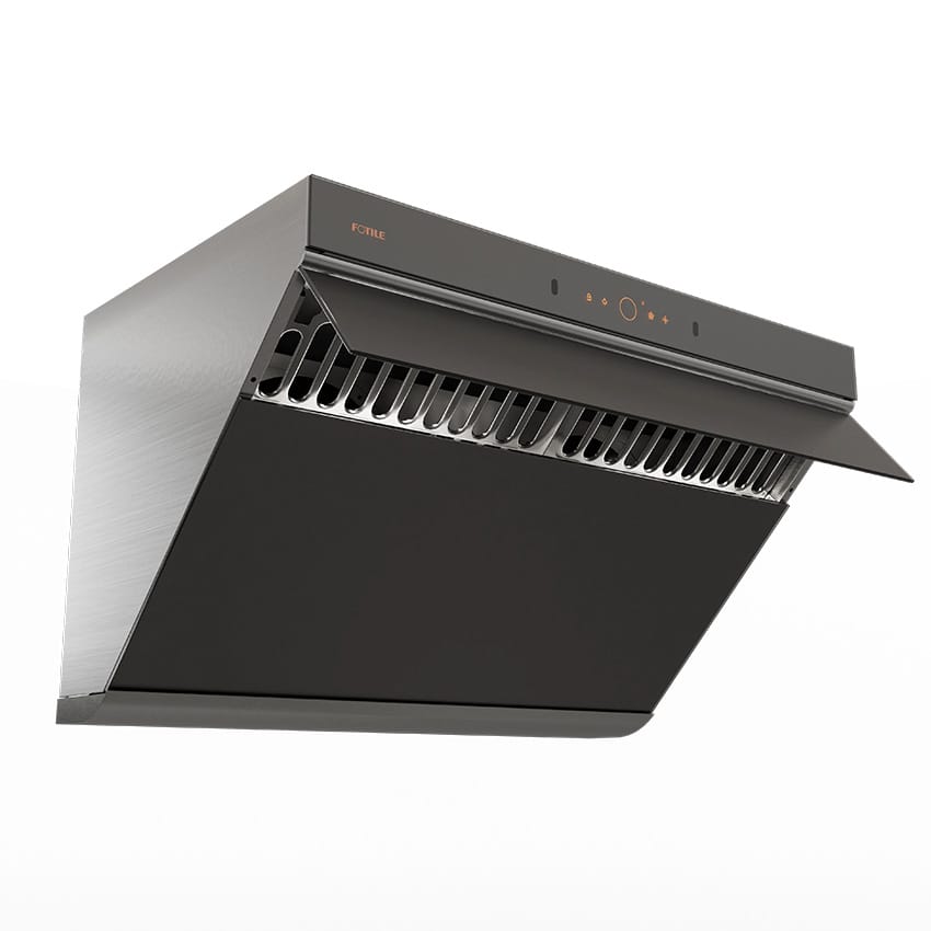 Fotile JQG7407-Y Moonshadow Grey Slant Vent Range Hood