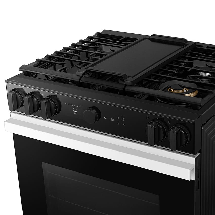 Samsung NSG6DB850012 Bespoke 6.0 cu. ft. Smart Slide-In Gas Range with Air Sous Vide & Air Fry