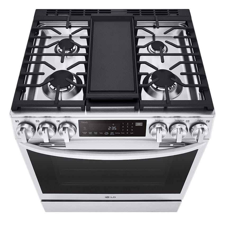 LG LSGL6335F Smart Slide-In Gas Range with Air Fry